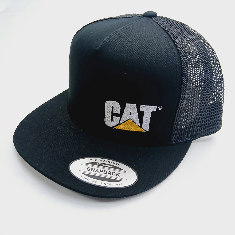 Black Snapback Cap